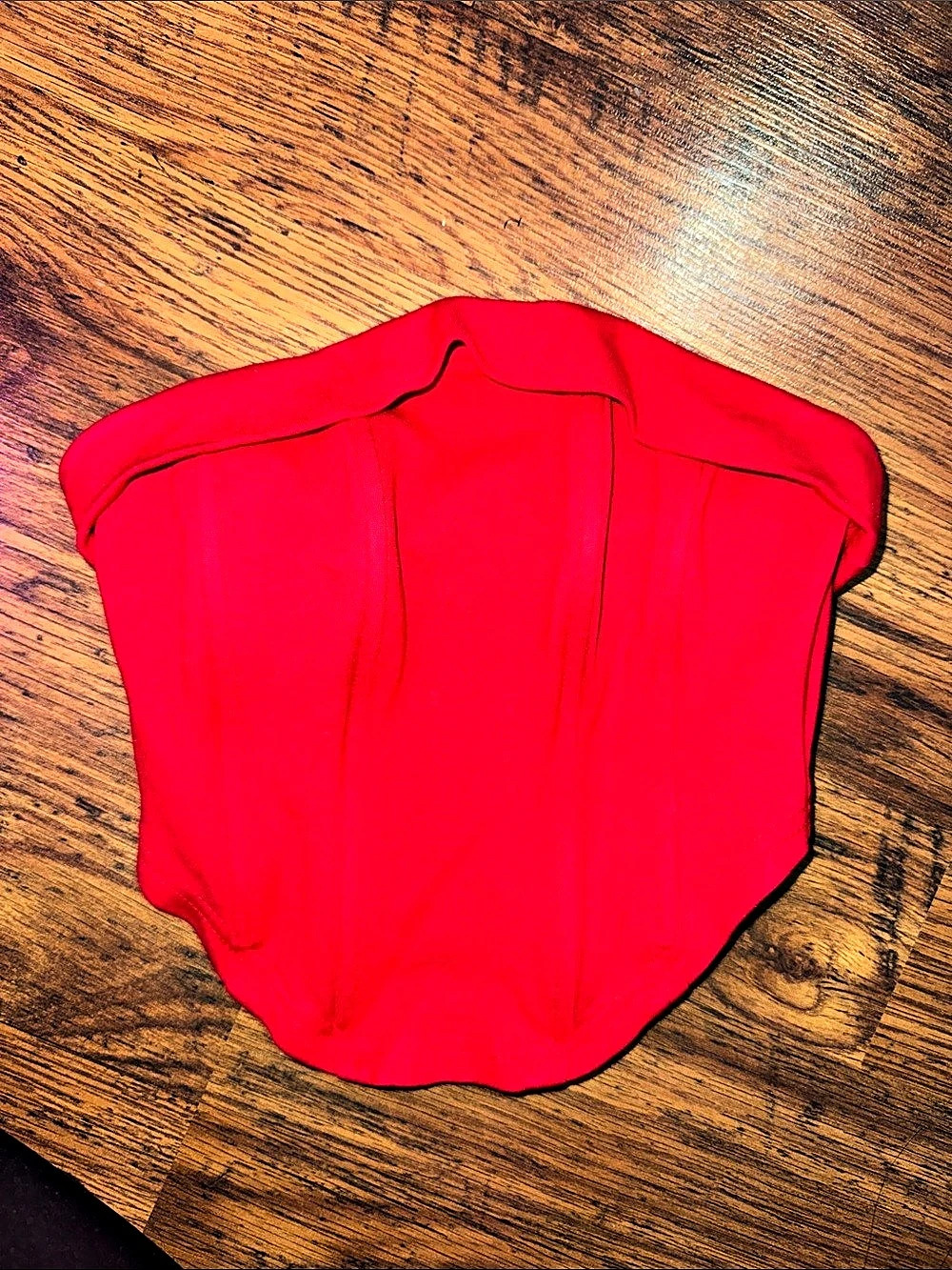 Beginning Boutique Red Tube Top Size 4 Like New 2.R4